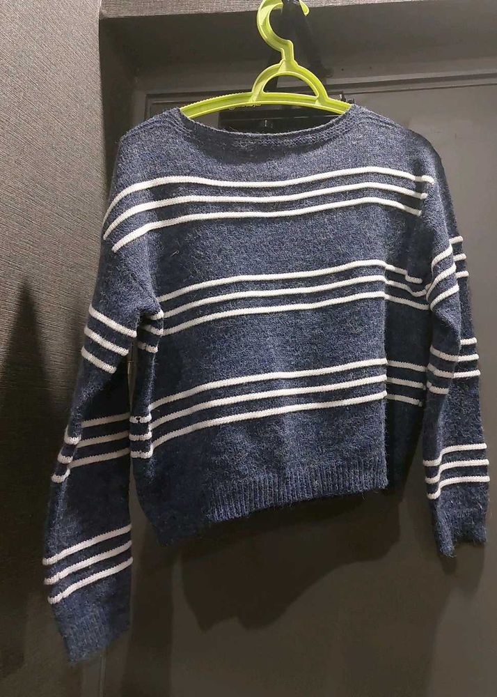 Striped Knit Sweater