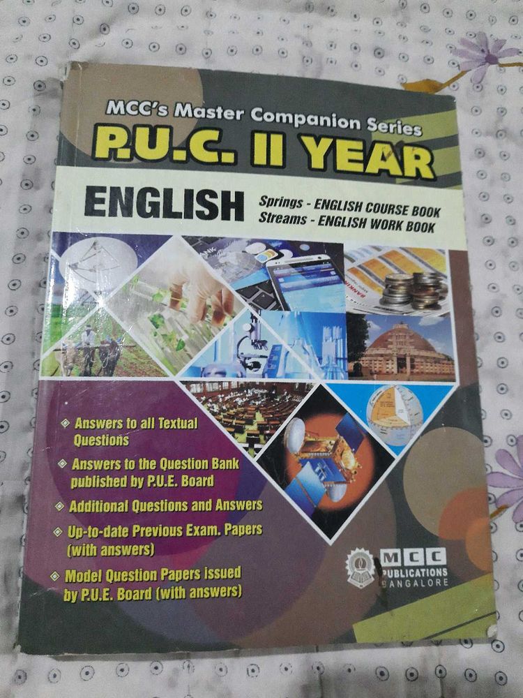 P.U.C 2nd year English guide
