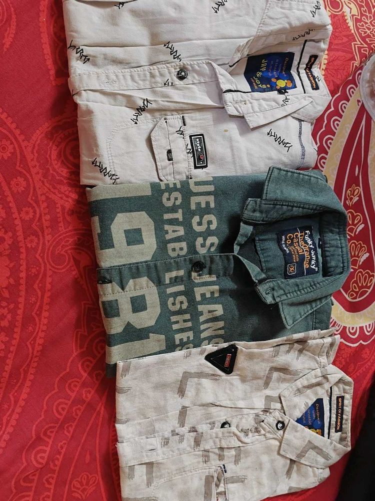 Stylish kids Shirts - Pack of 3