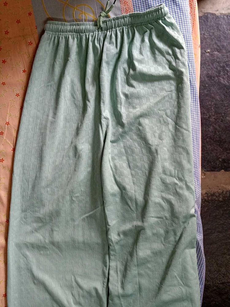 Comfortable Light Green Palazzos