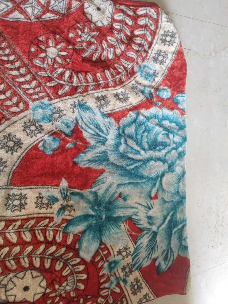 Vibrant Floral Saree