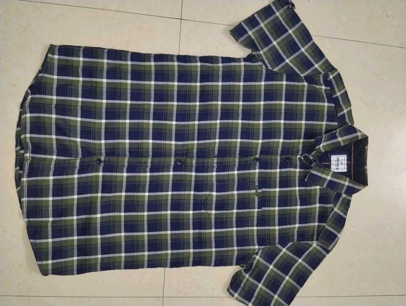 Classic Plaid Button-Up Shirt