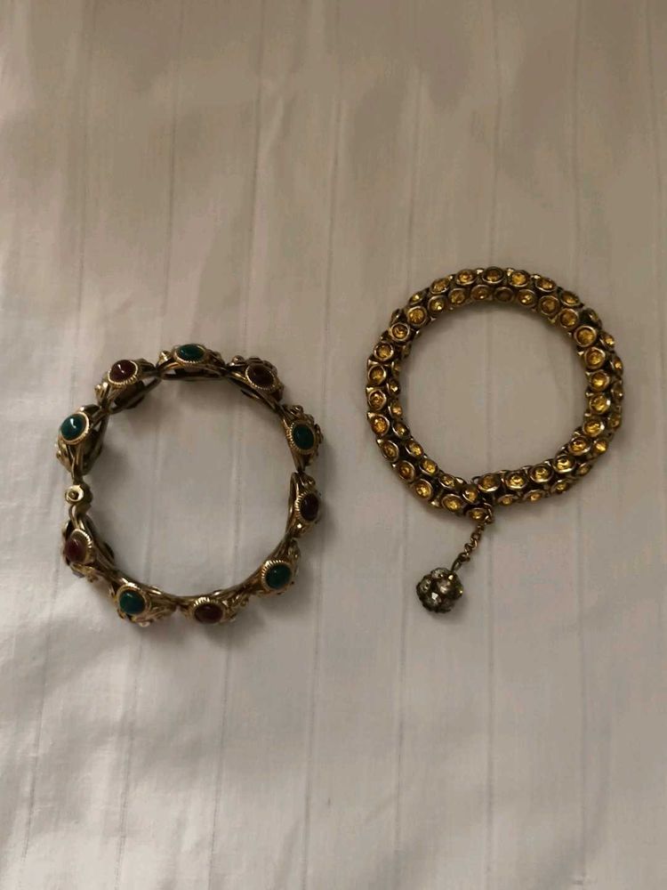 Vintage Embellished Bangles - 2