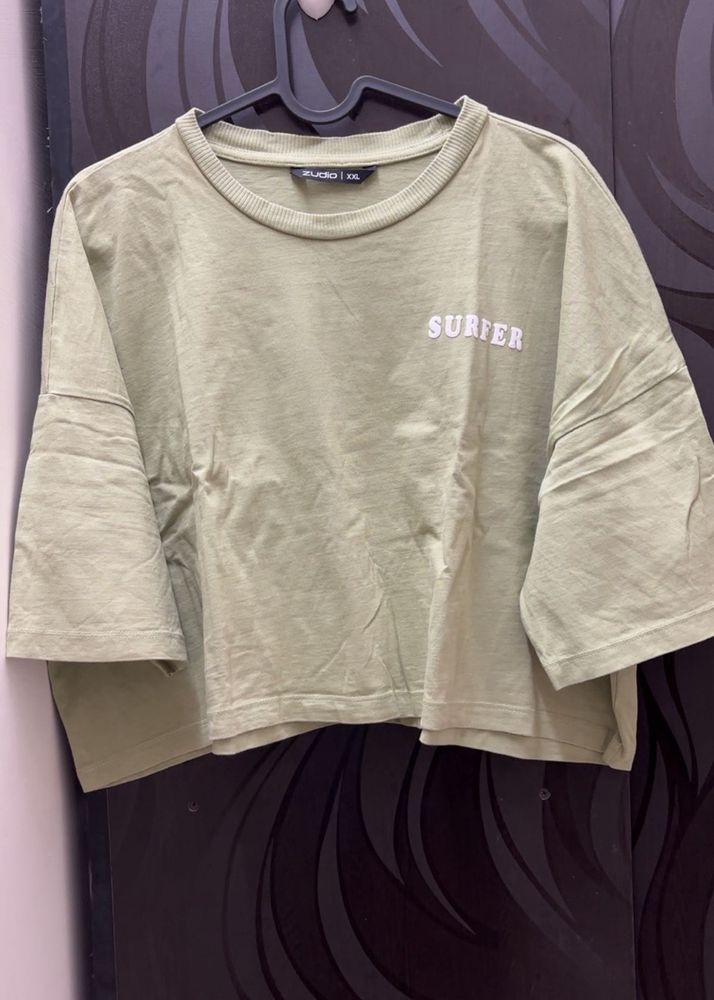 Cute Green Surfer T-Shirt