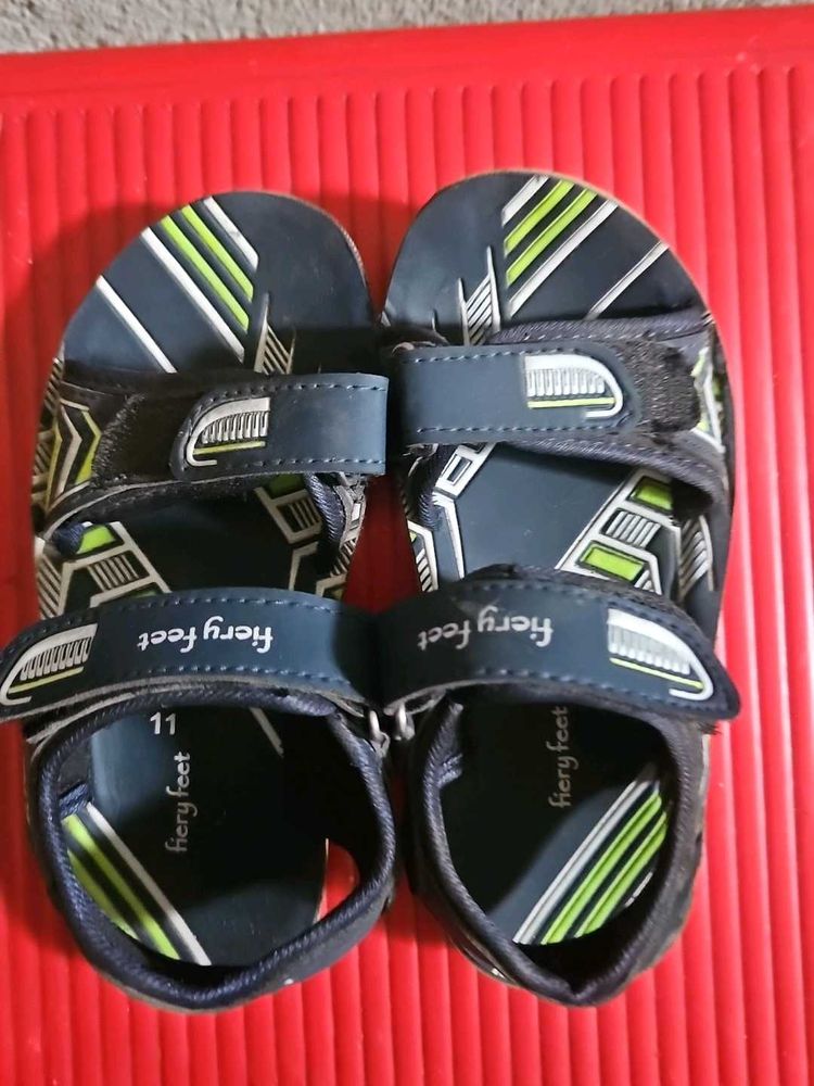 Fiery Feet Boys Blue Sandals
