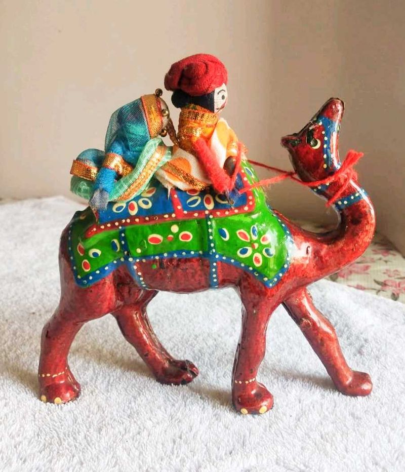 Folkloric Camel Figurine