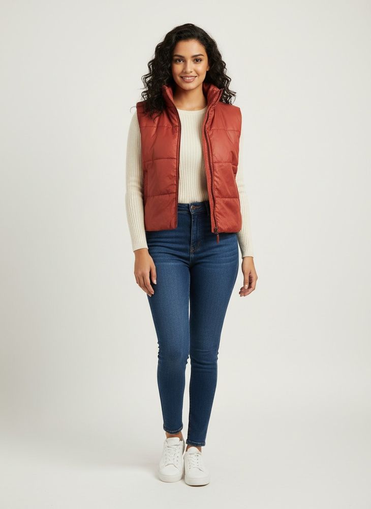 Trendy Padded Sleeveless Vest