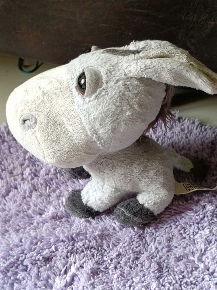 Cute Grey Donkey Plush Toy