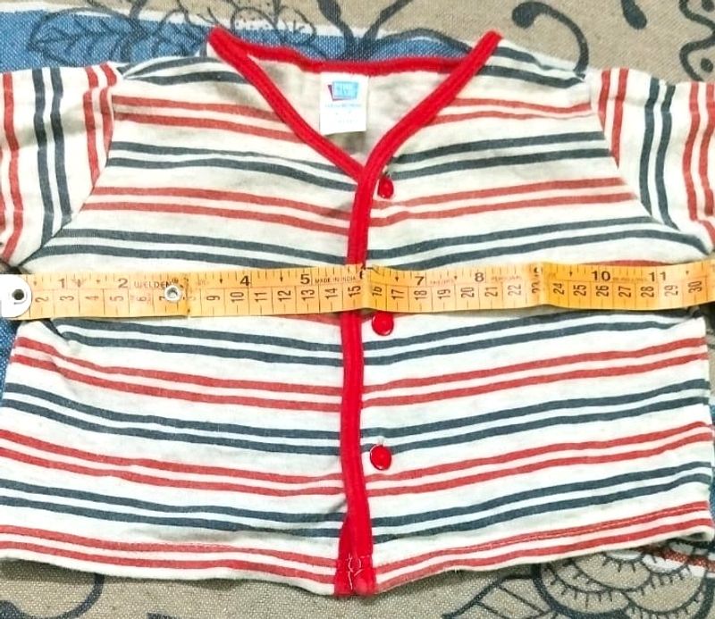 Donate Retro Striped Baby T-shirt 👕 Cardigan