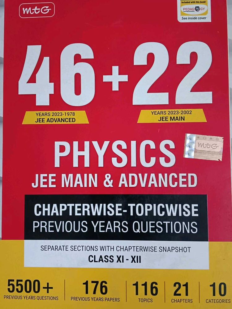 MTG Physics JEE Main &amp; Advanced Book