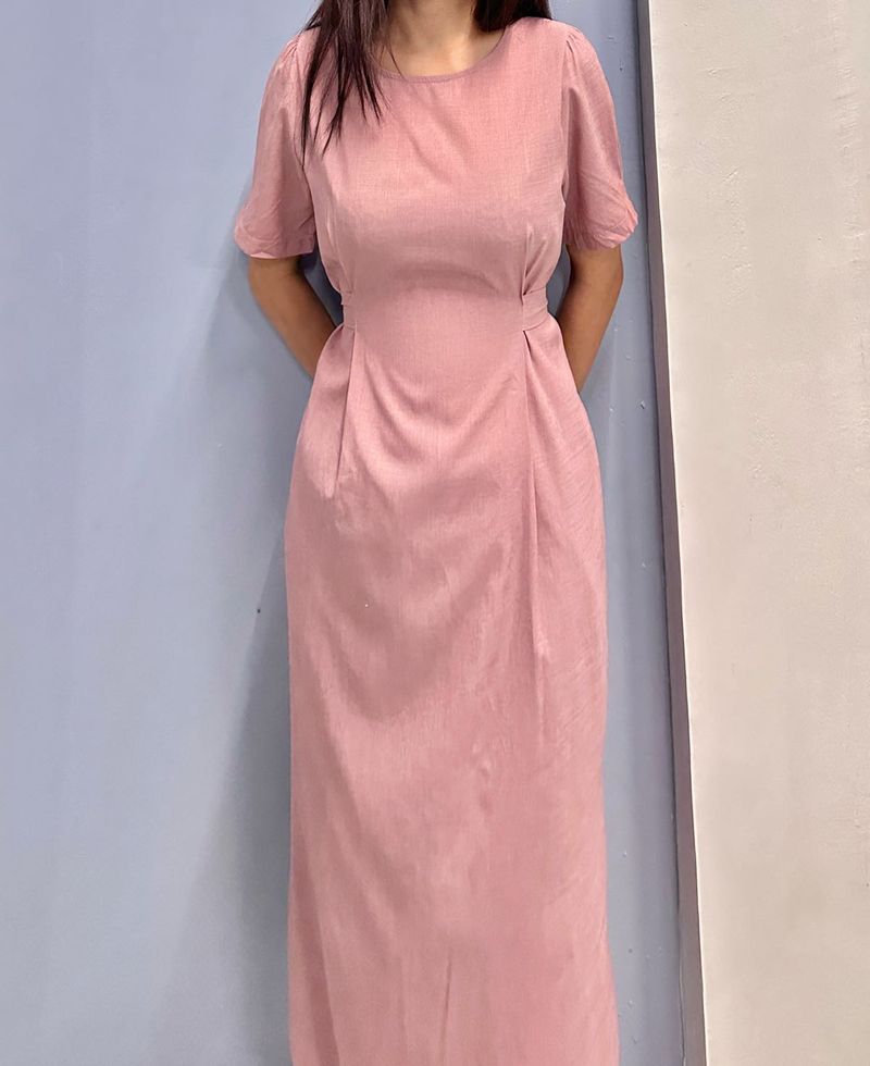 Pink Midi Dress