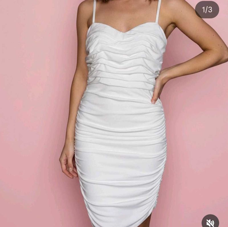 White Bodycon Mini Dress