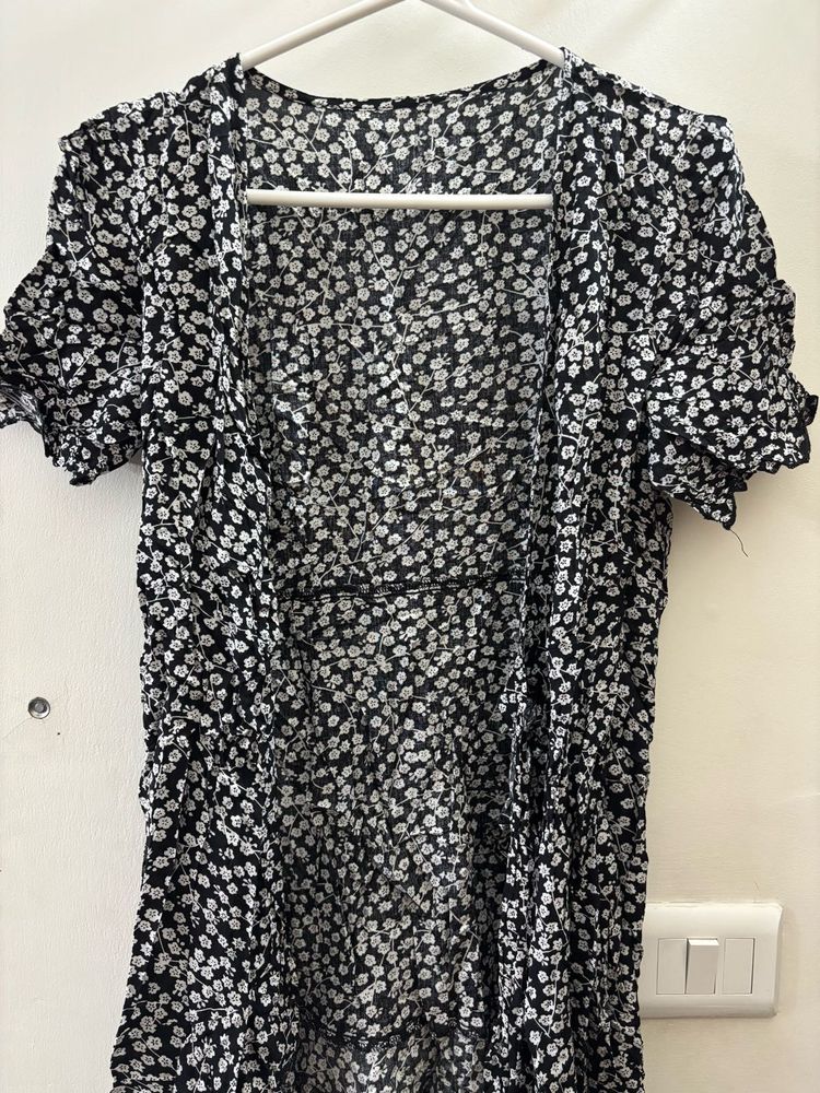 URBANIC Flora Wrap Dress/ Bikini overlay