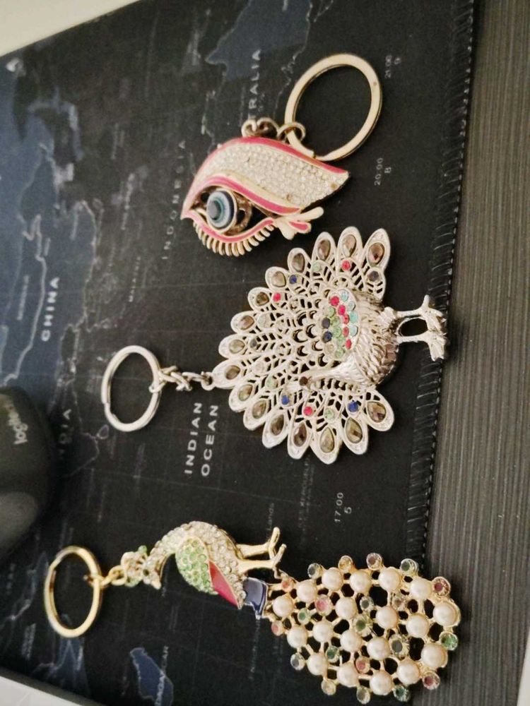 Ornamental Keychains (Set of 3)