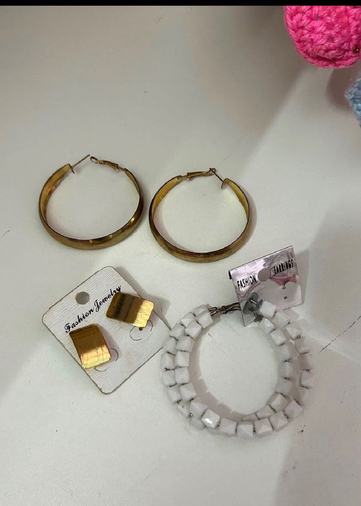 3 Pairs of Earring