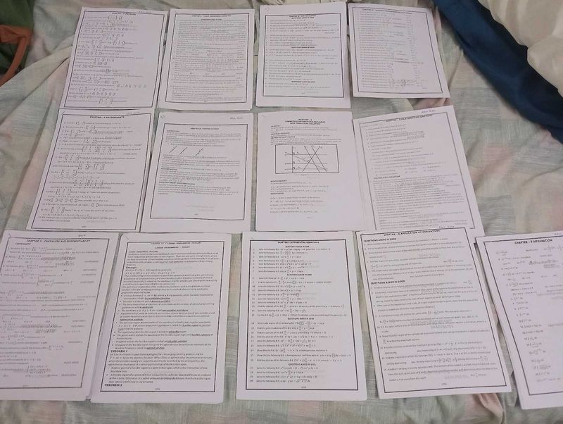 Math Study Notes &amp; Formulas