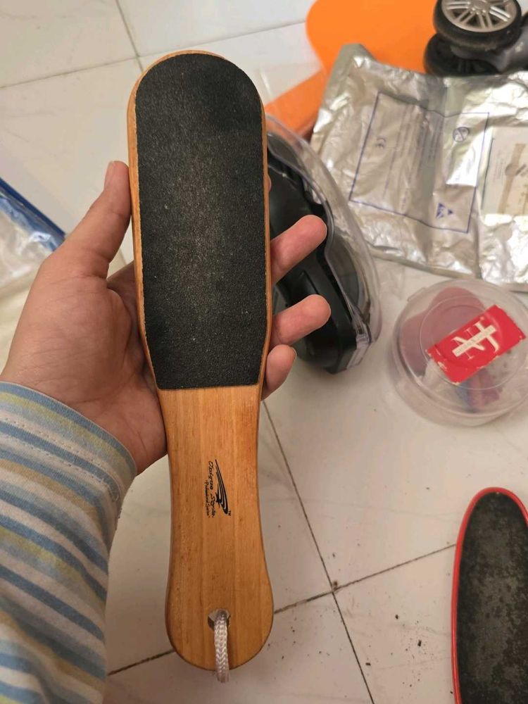 Wooden Foot Scrubber Tool