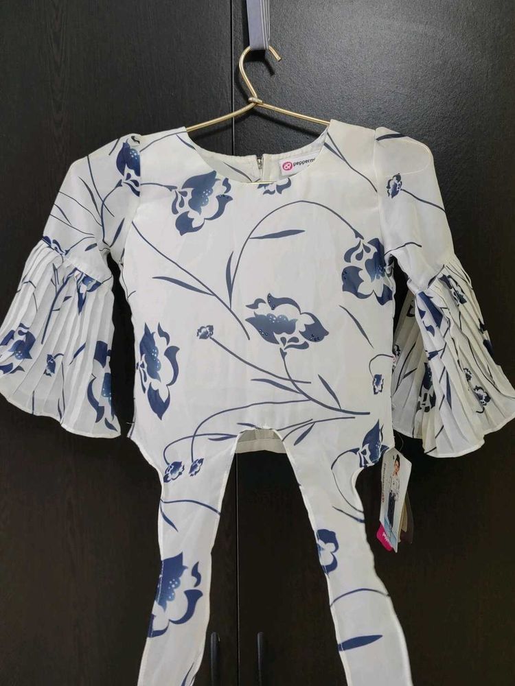 Elegant Floral Print Blouse