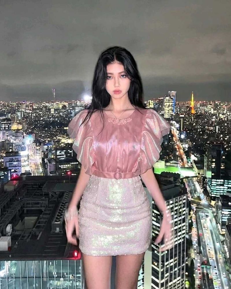 Sparkly Pink Party Dress