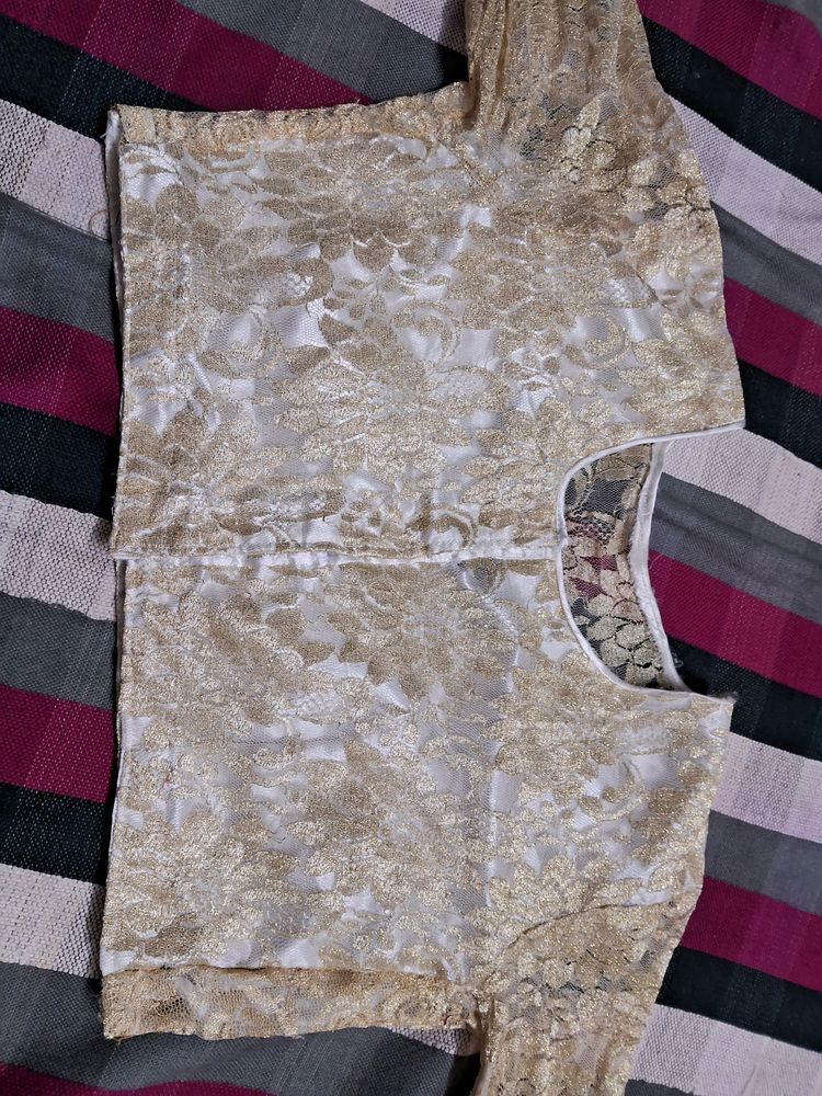 Golden Blouse Suits On Every Saree