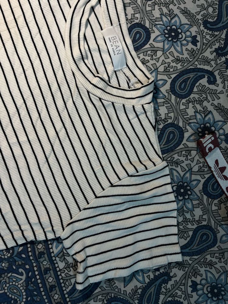 Striped Knit Top