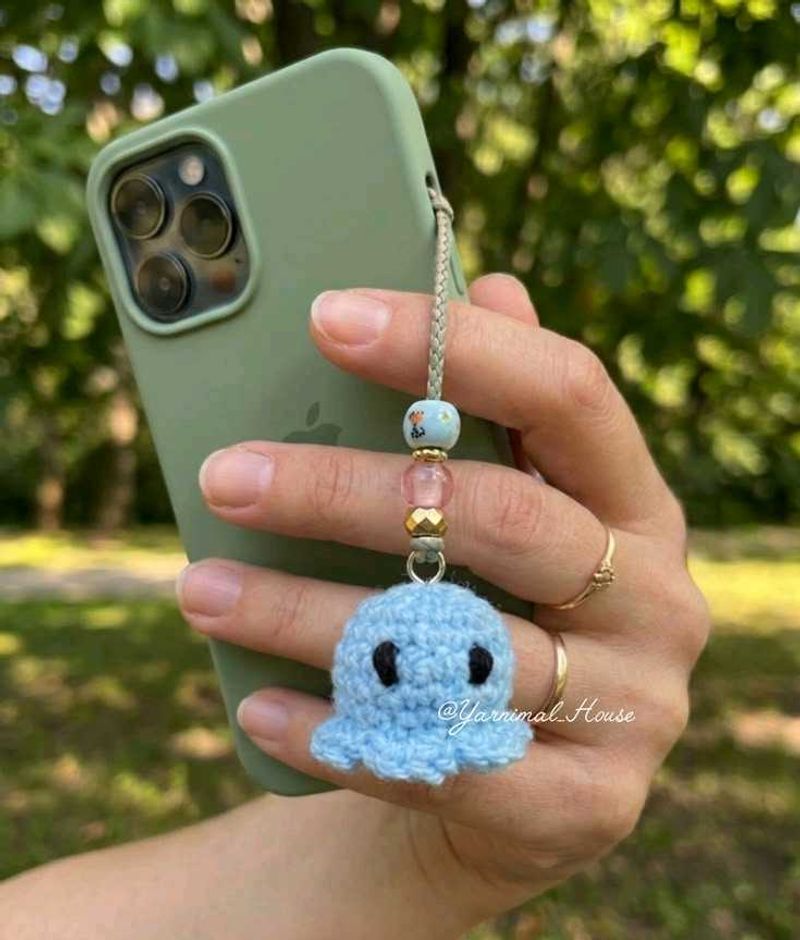 Cute Crochet Octopus Phone Charm
