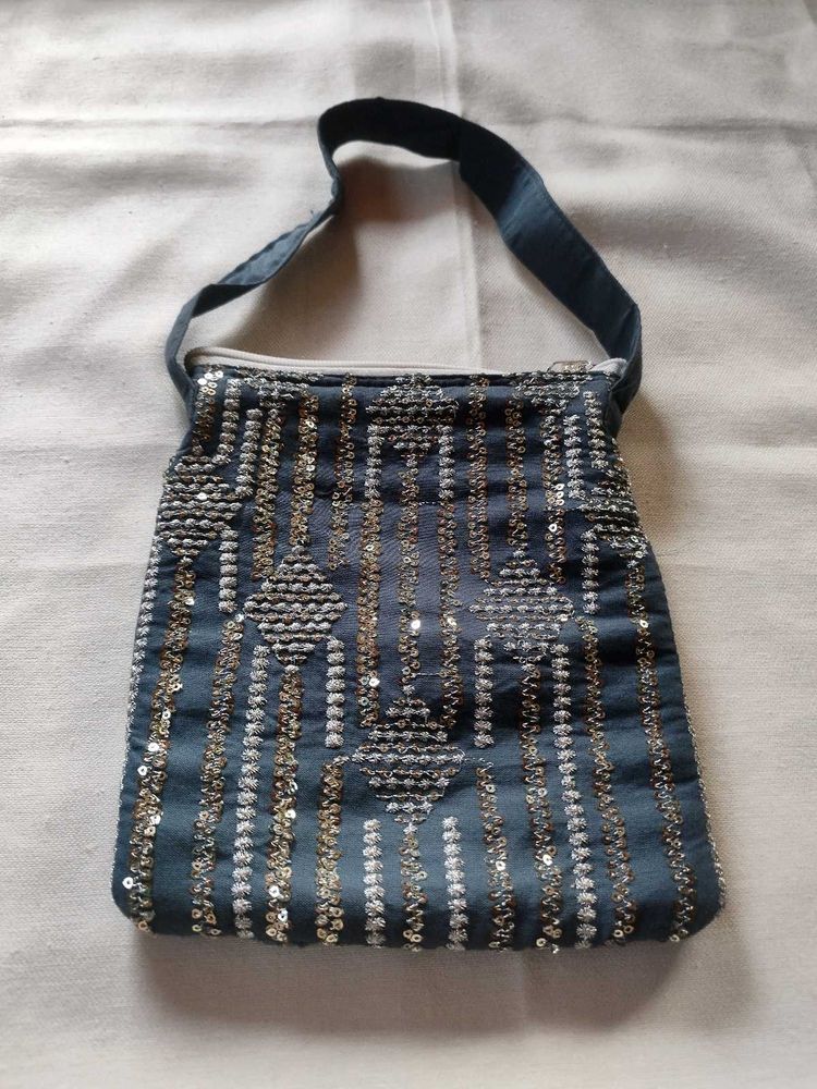 embroidery fabric handbag