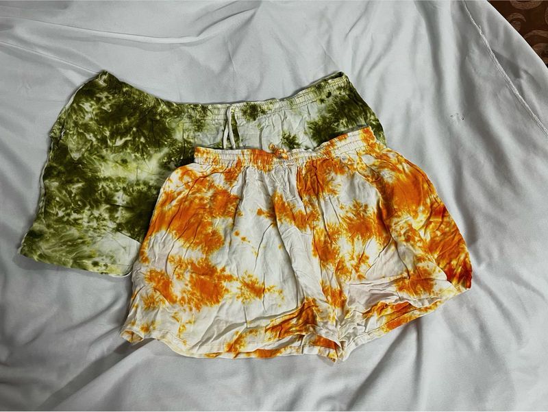 Tie-Dye Lounge Shorts Set