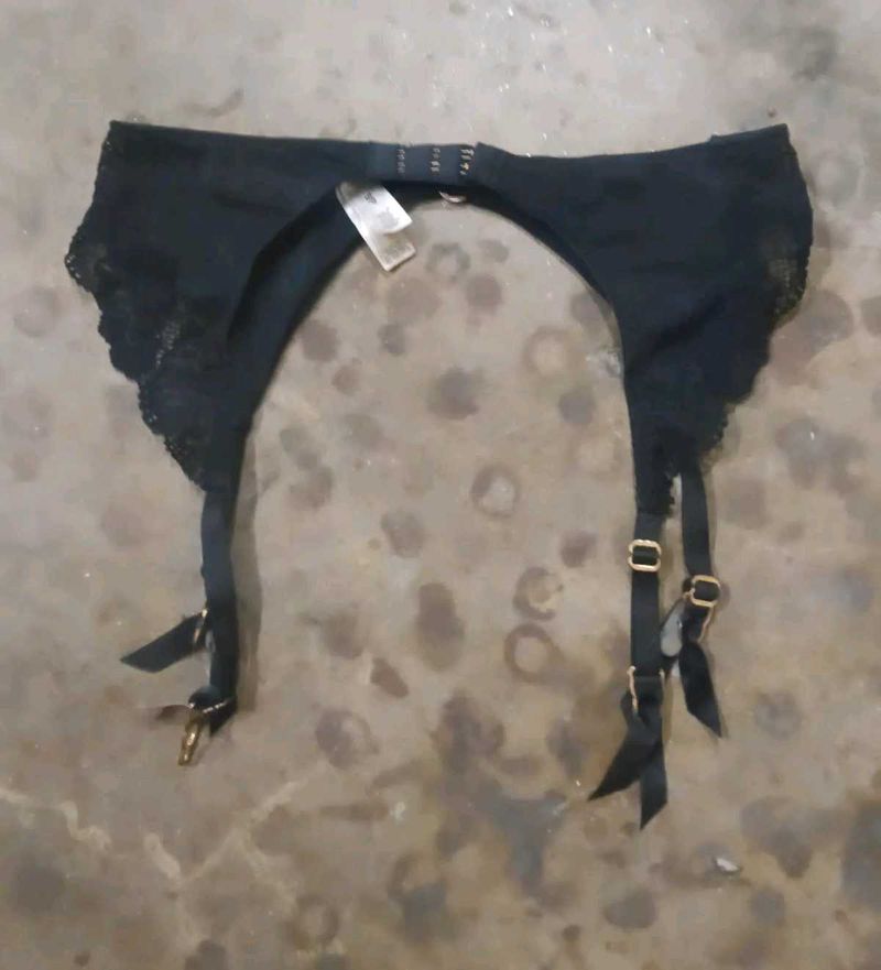 Black Lace Garter Belt