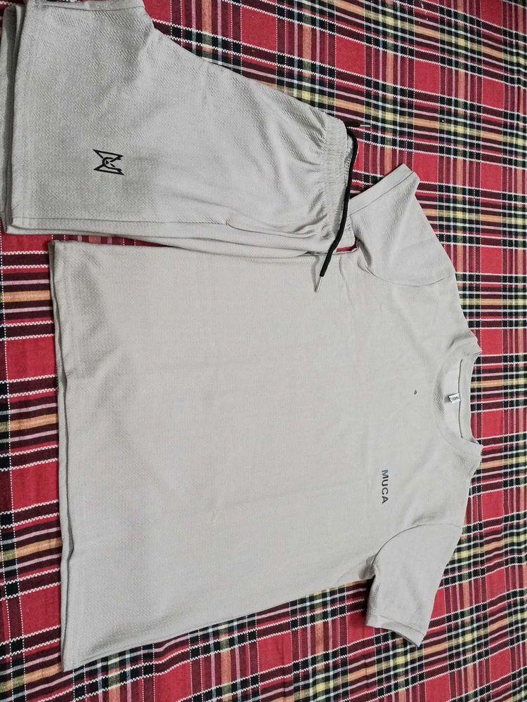 Men's Casual T-Shirt and Shorts Set