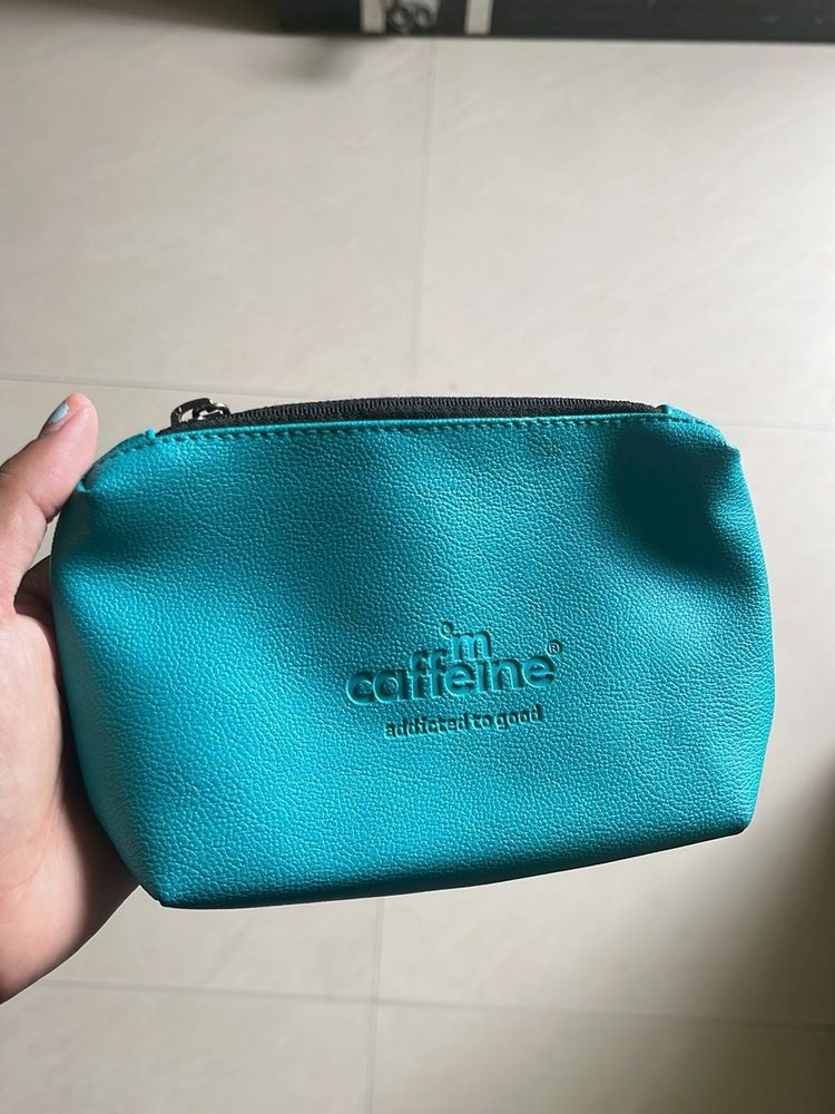 Teal Zipper Pouch