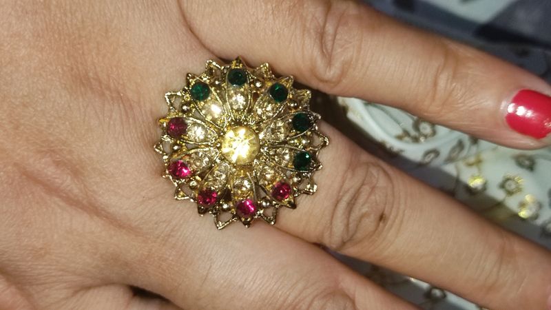 Multicolor Gold Ring