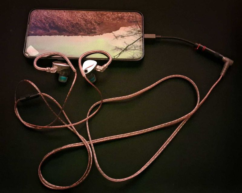 Hardly Used IEMs+DAC+Premium Eartips Combo