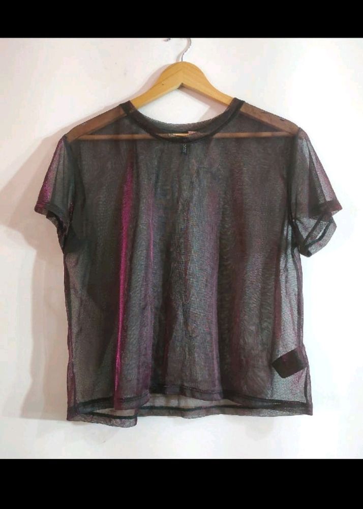 Gorgeous Double Shaded Net Tunic