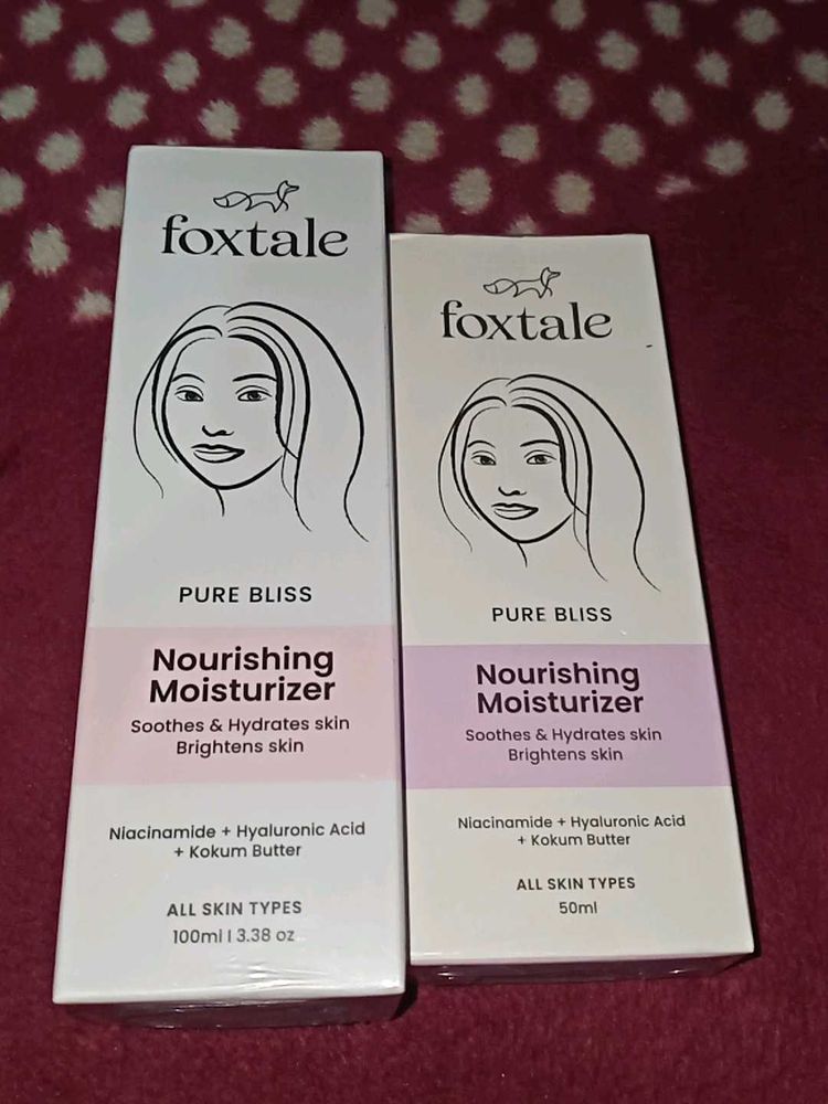 Foxtale Pure Bliss Nourishing Moisturizer Set