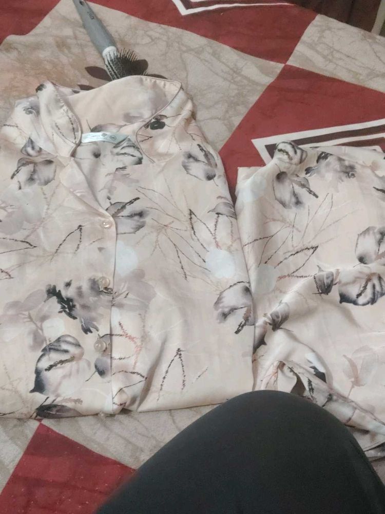 coat set night wear