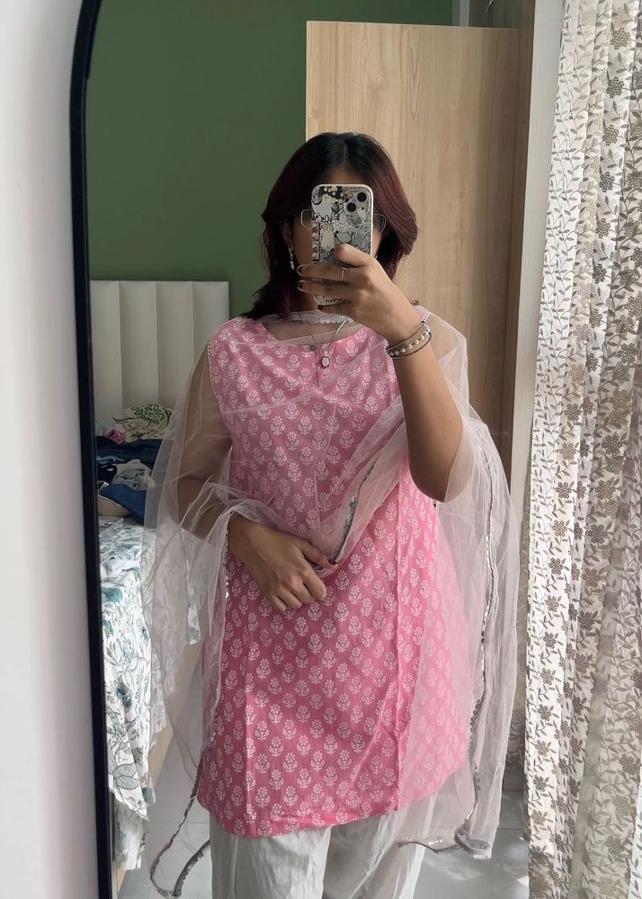 YURIS Floral Kurta (Dupatta Not Included)