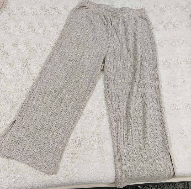 Wide Leg Knit Pants