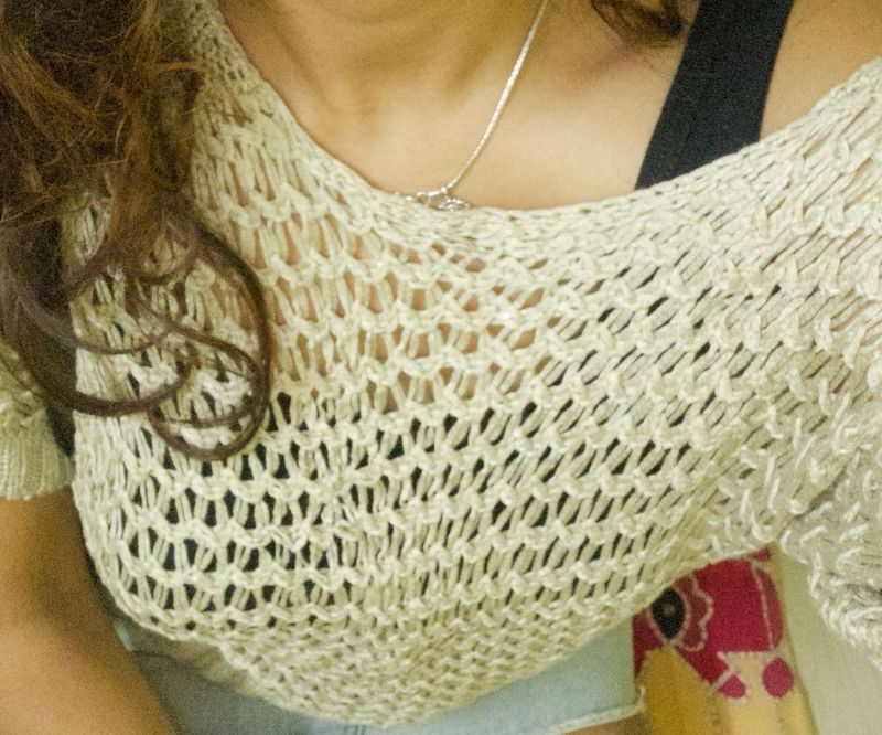 Crochet Knit Top