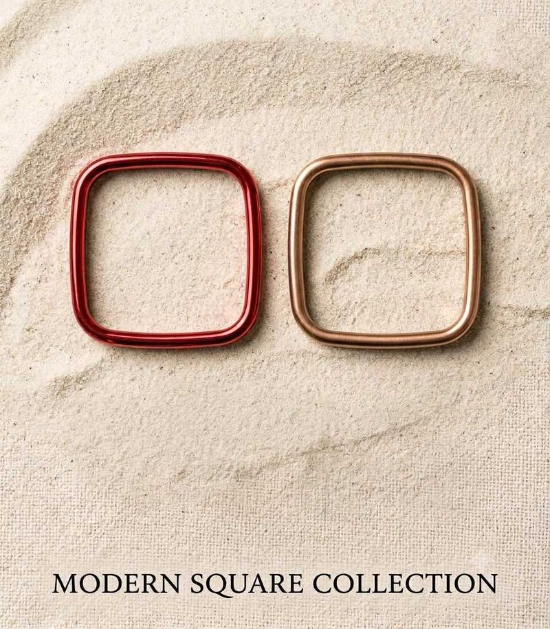 Square Bangles (Set of 2)