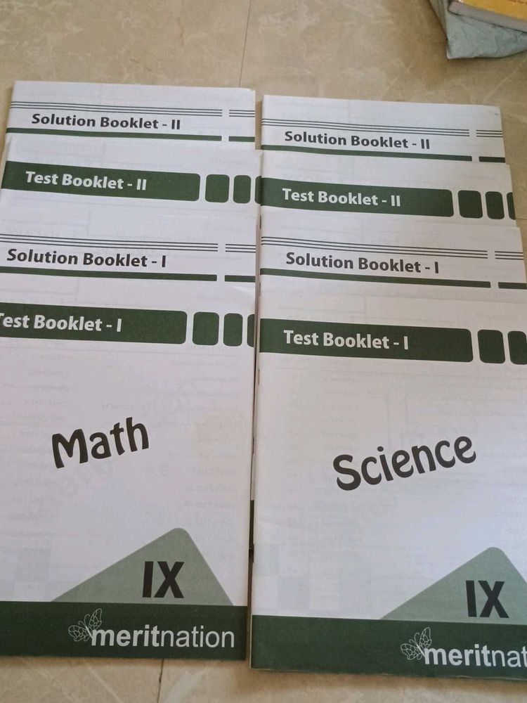 IX Meritnation Booklets