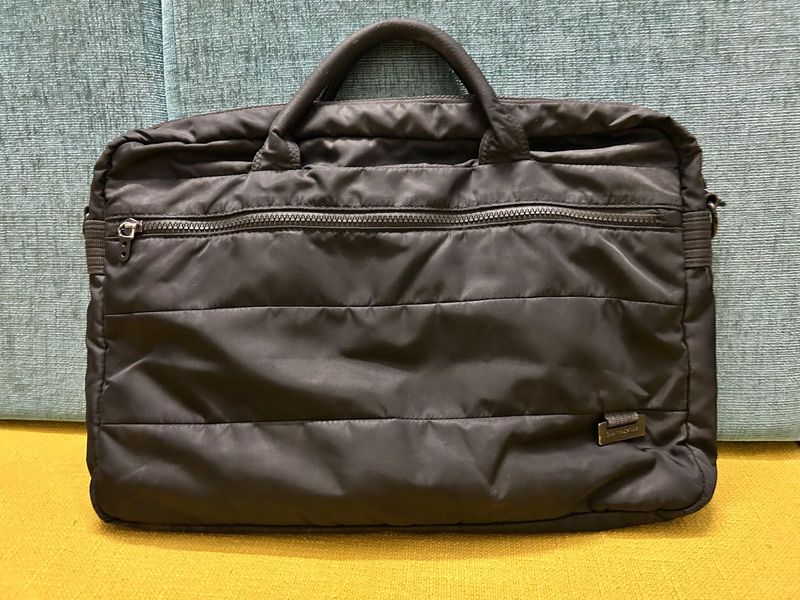 Stylish Black Padded Laptop Bag