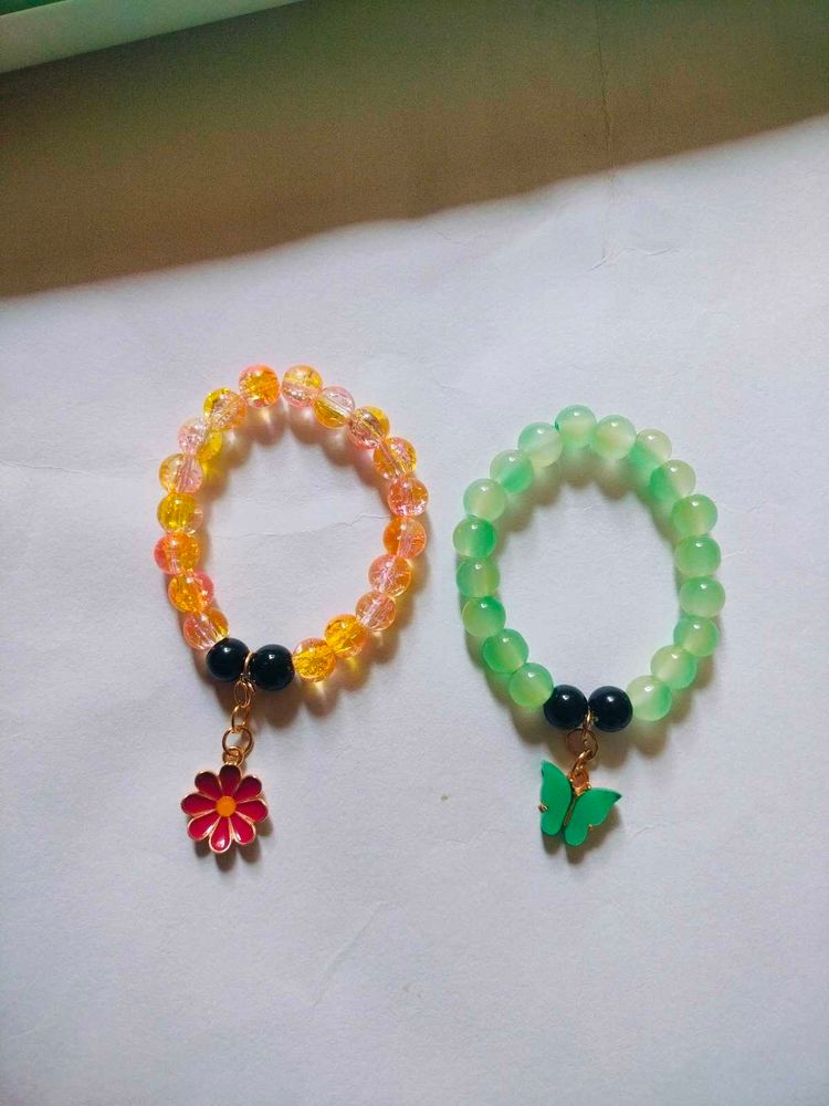 Charm Beads Bracelet Combo Of 2