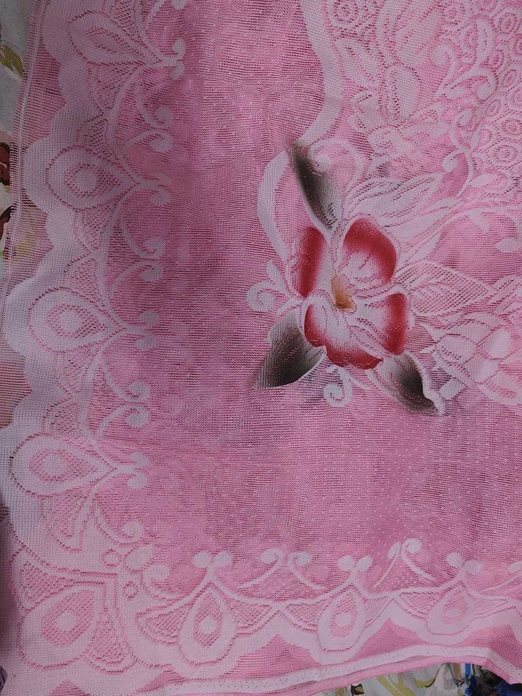 Beautiful brand new Pink net table cover