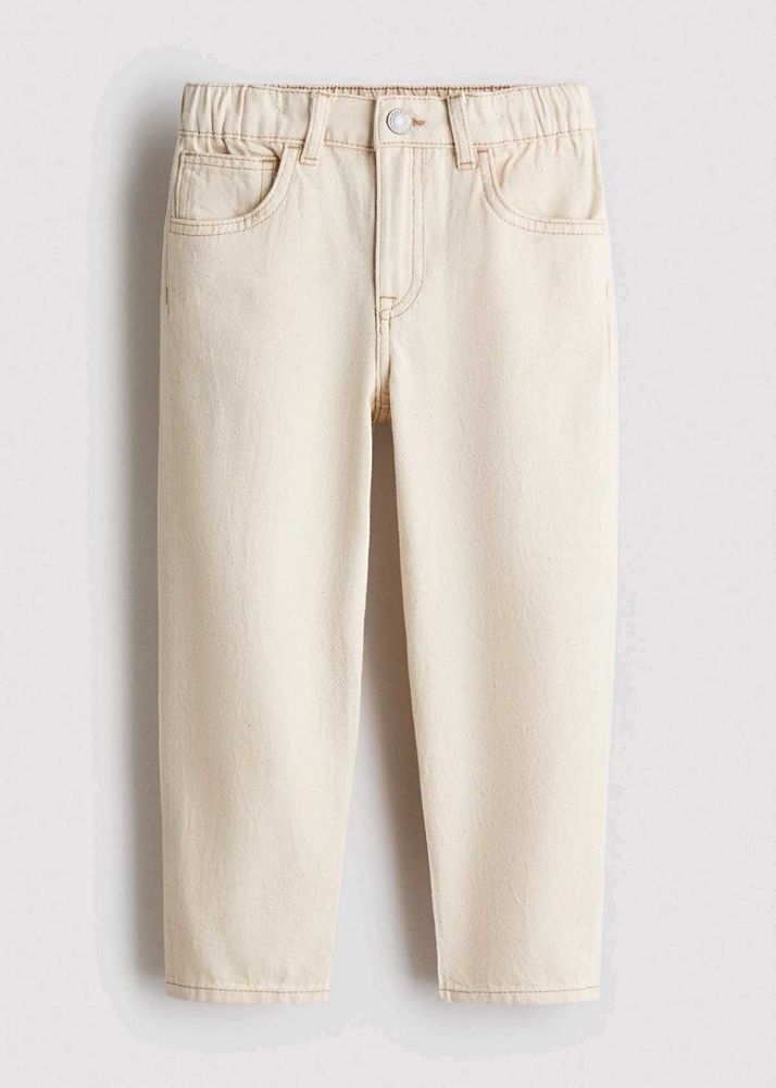 Cream Denim Jeans
