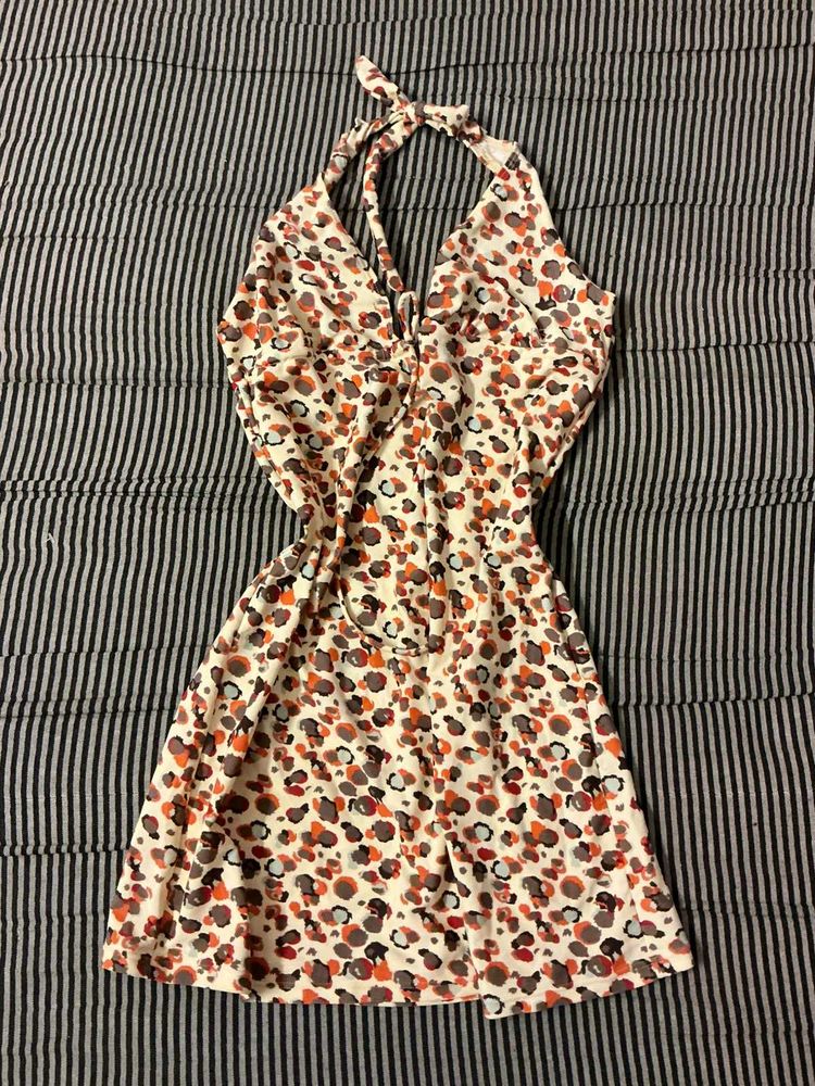 Boho Halter Neck Summer Dress