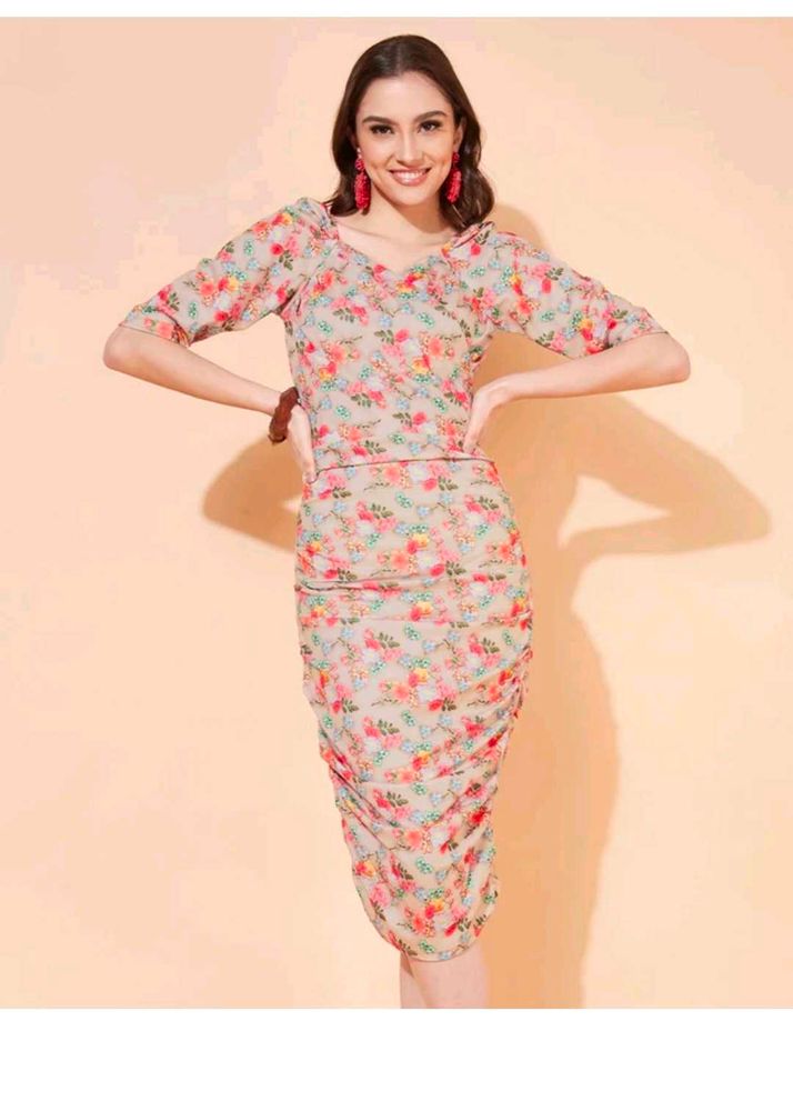 Floral Wrap Dress