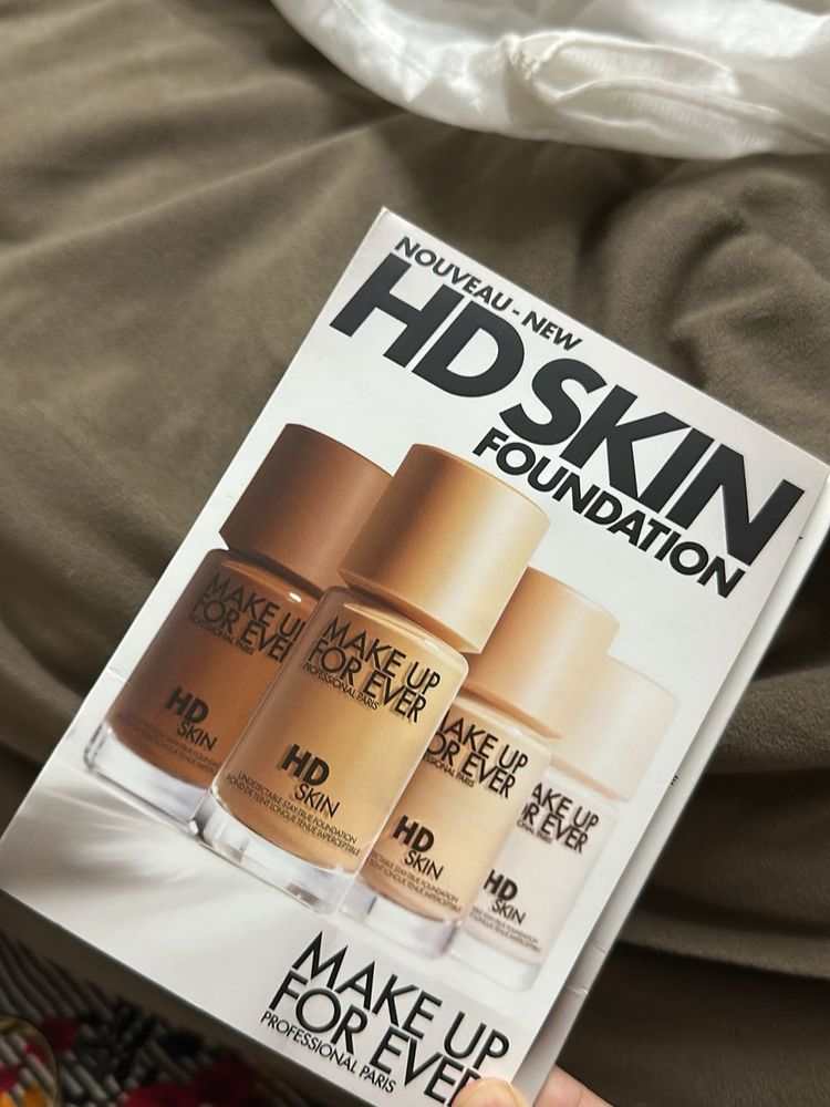 Make Up For Ever HD Skin Foundation Ad