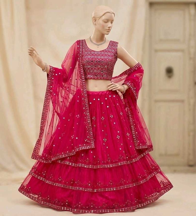Stunning Pink Lehenga Choli