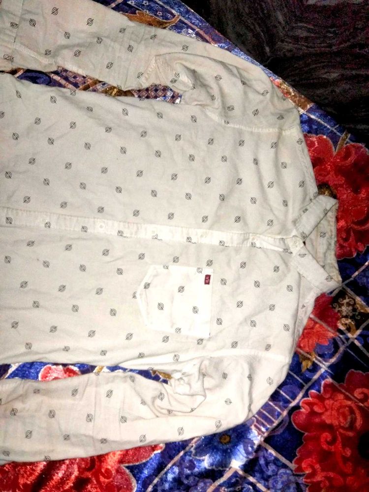 White Slightly Black Dot